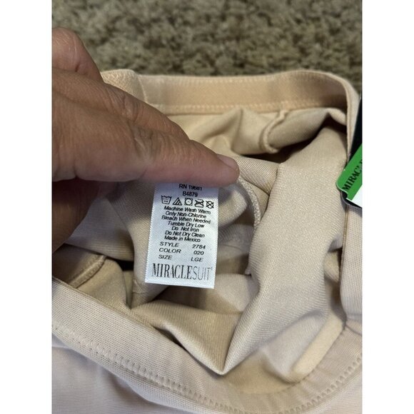 NWT MIRACLESUIT Shape Wear Sexy Sheer Extra Firm Control High-Waist Half Slip L - Picture 2 of 7